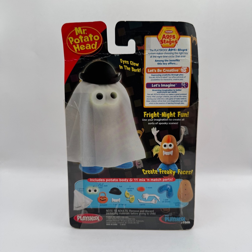 Playskool Mr Potato Head Trick or Tater Kids Brown Halloween Ghost Toy - Picture 6 of 10